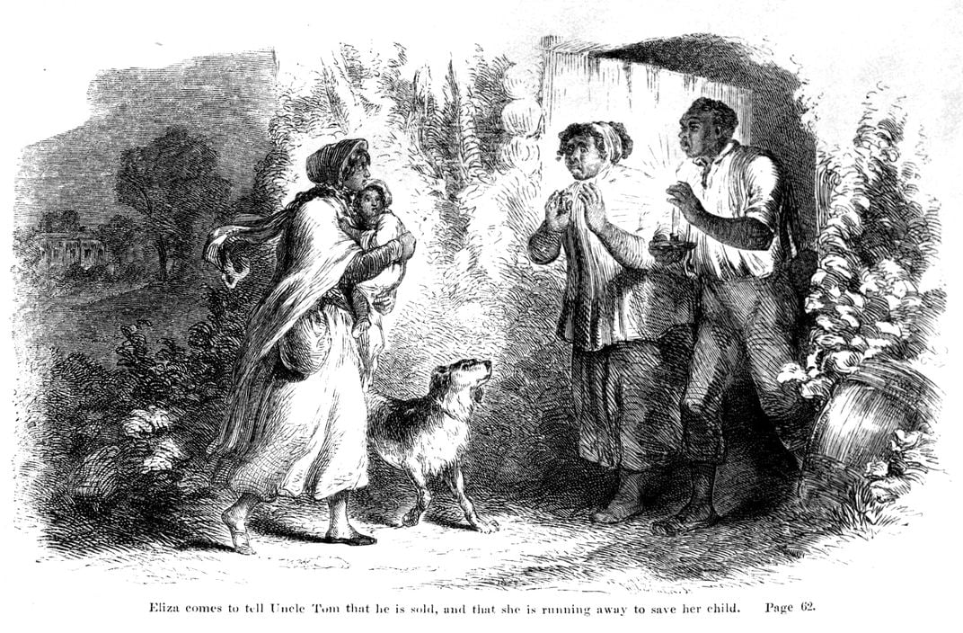 A scene from Uncle Tom's Cabin
